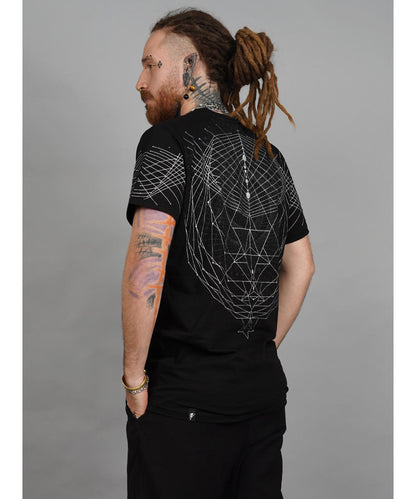 SPIRAL C T-Shirt In Black