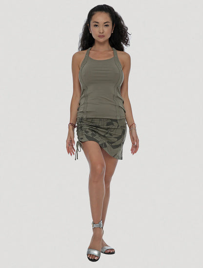 Straps Rmx Top In Cement