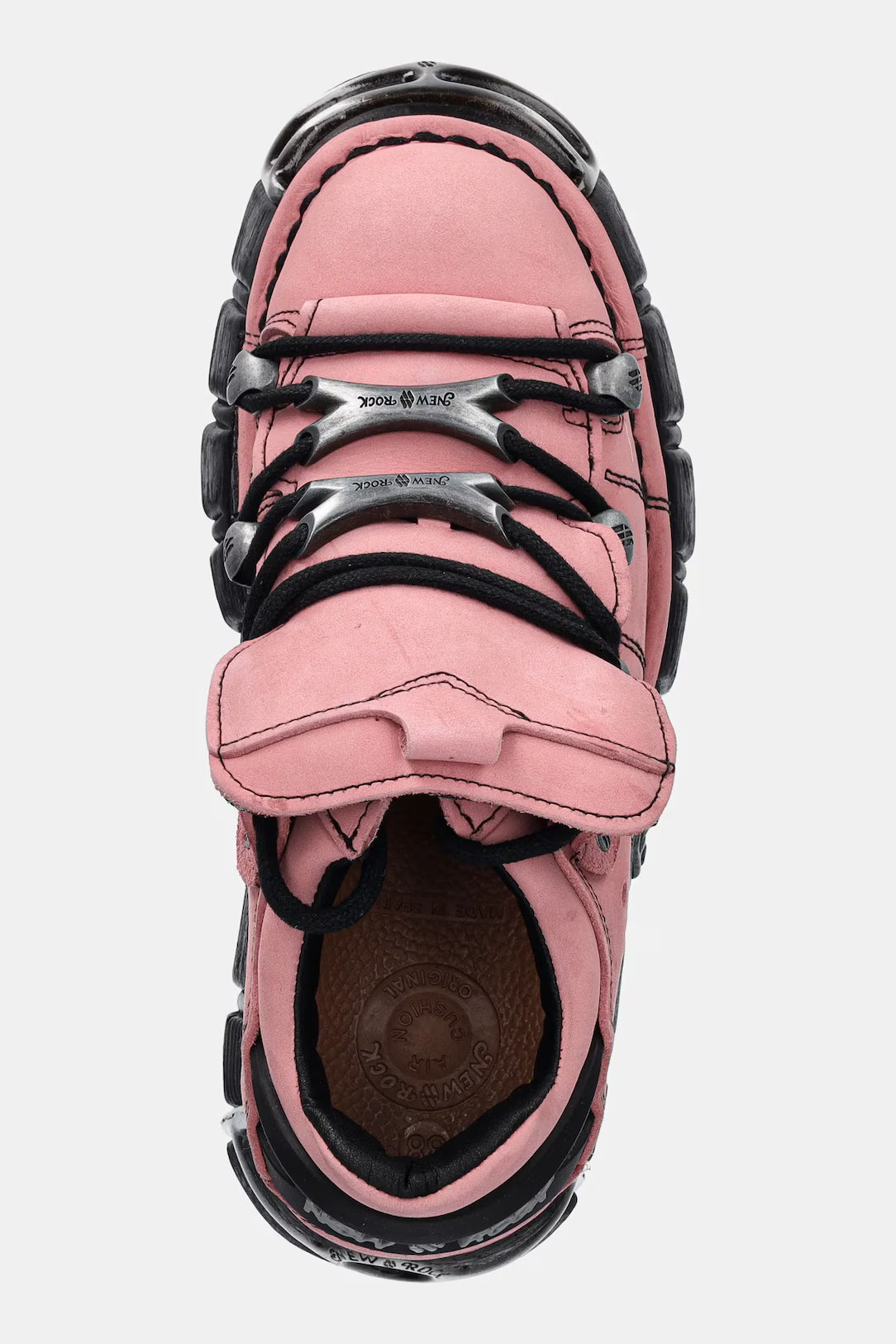 STATEMENT PLATFORM SHOE - PINK & BLACK