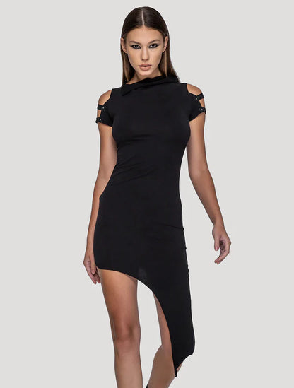 SLASHED Tunic In Black