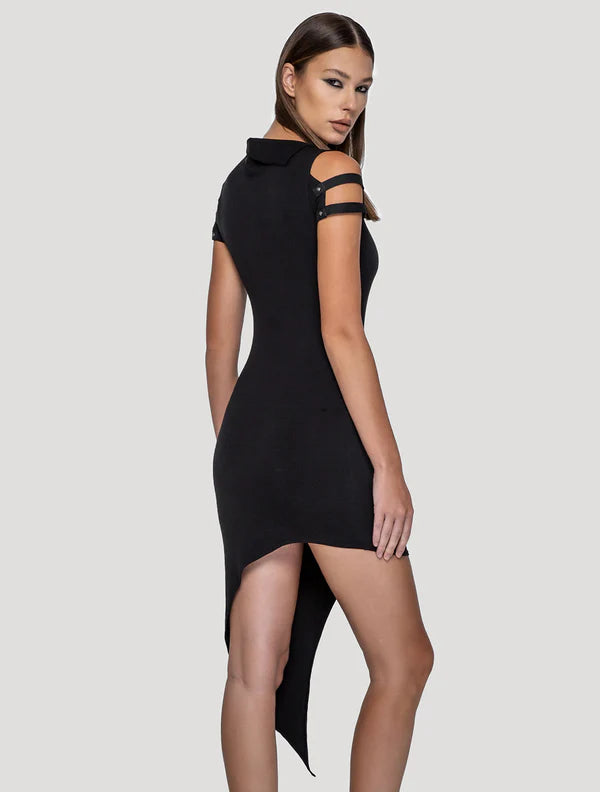 SLASHED Tunic In Black