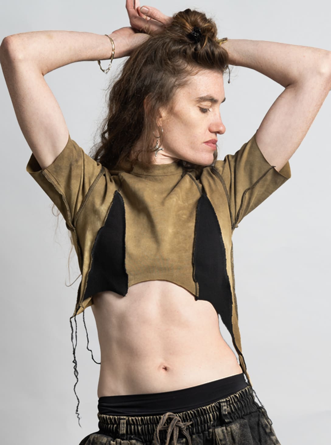 SONIC Crop Top Tie-Dye Stone