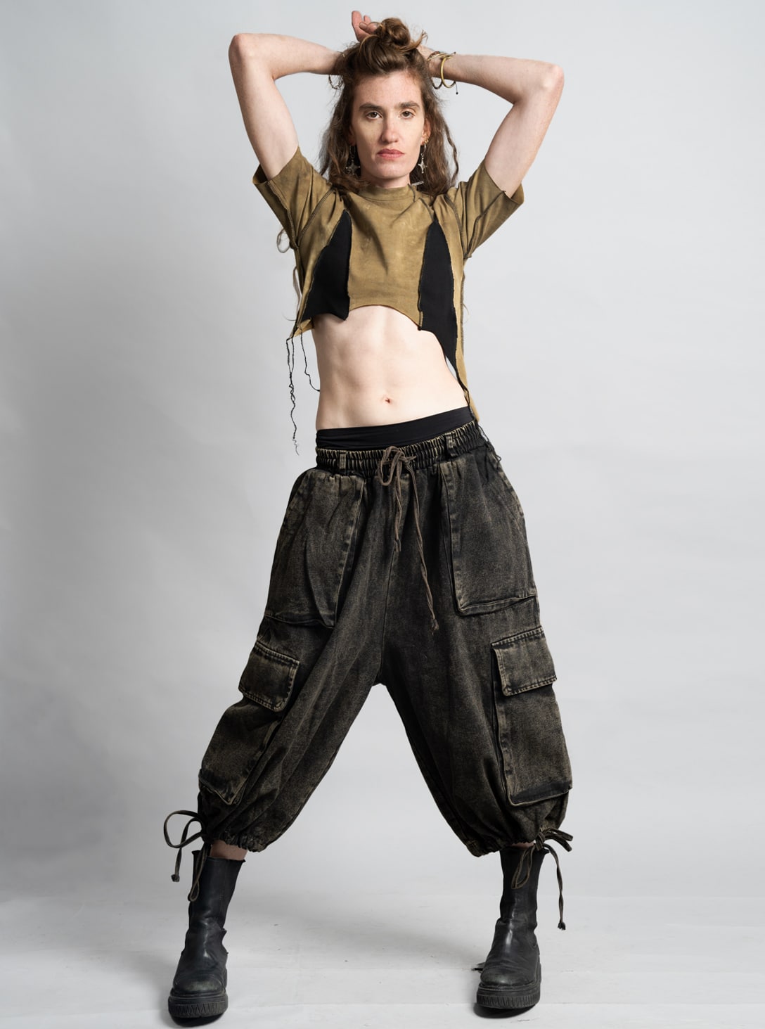 SONIC Crop Top Tie-Dye Stone