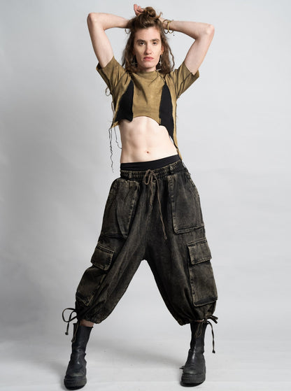 SONIC Crop Top Tie-Dye Stone