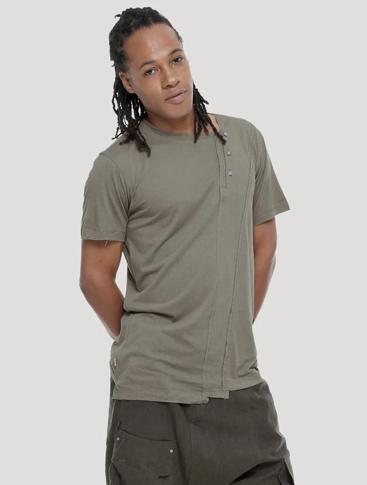 SLANTED RMX T-Shirt In Cement