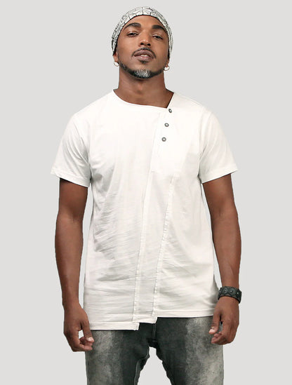 SLANTED RMX T-Shirt In Off-White