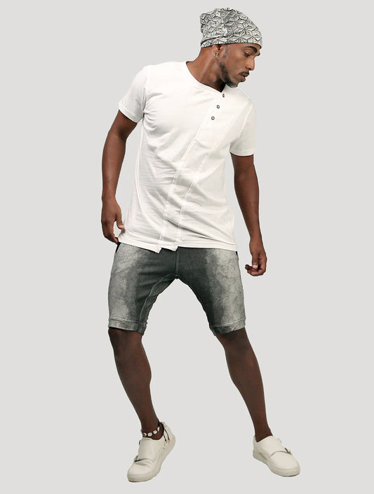 SLANTED RMX T-Shirt In Off-White