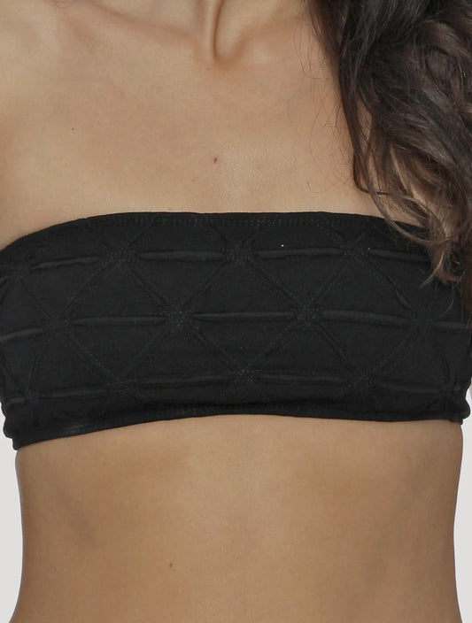 TIGA Boob Tube top In Black