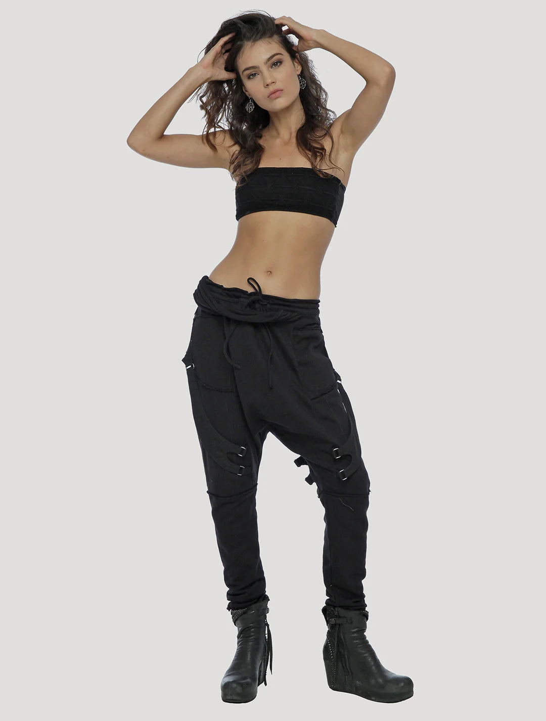 TIGA Boob Tube top In Black