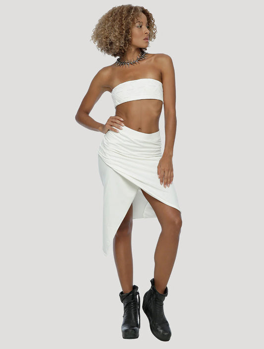 TIGA Boob Tube top In Off-White
