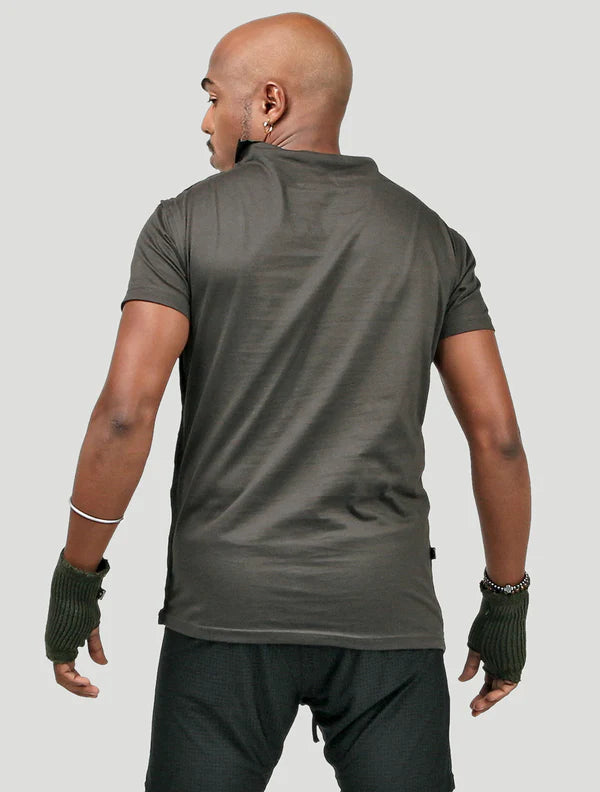 TULLE T-Shirt In Olive