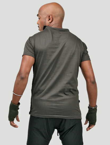 TULLE T-Shirt In Olive