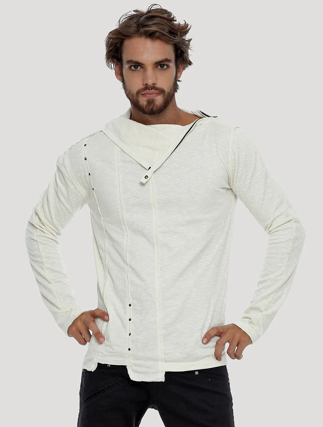 TILTED RMX Sweater In Off-White