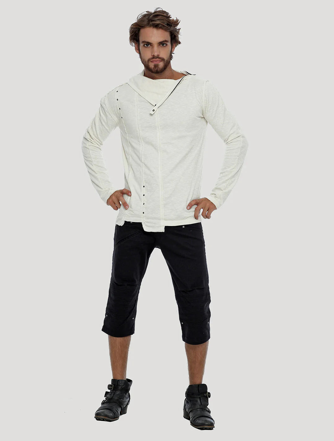 TILTED RMX Sweater In Off-White