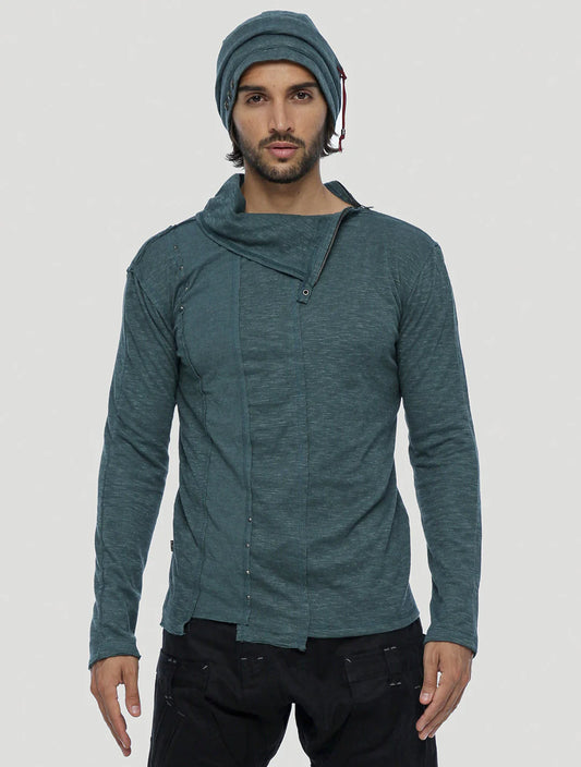 TILTED RMX Jumper In Teal