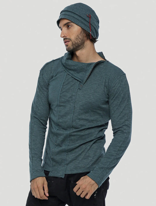 TILTED RMX Sweater In Teal