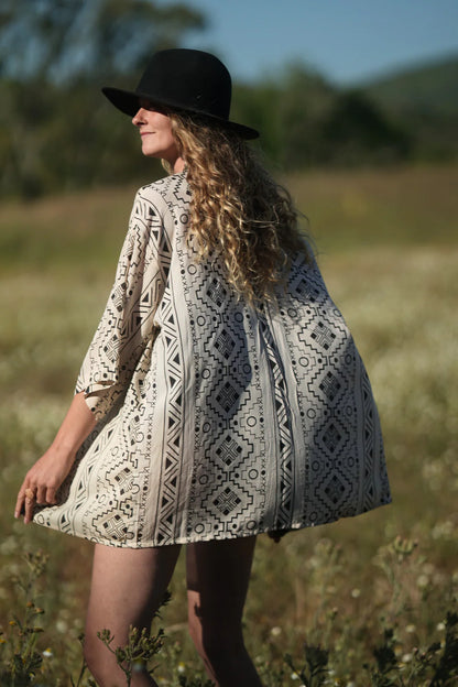 ECHO WO Short Kimono