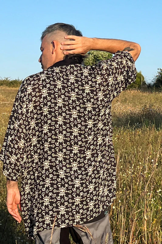 FALUJA Unisex Short Kimono