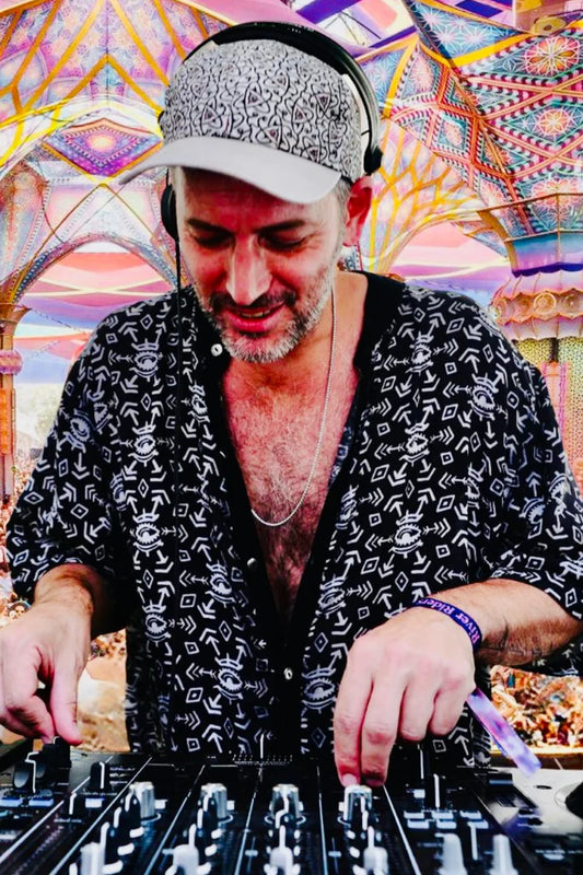 BW FALUJA Print Button Short Sleeve Shirt