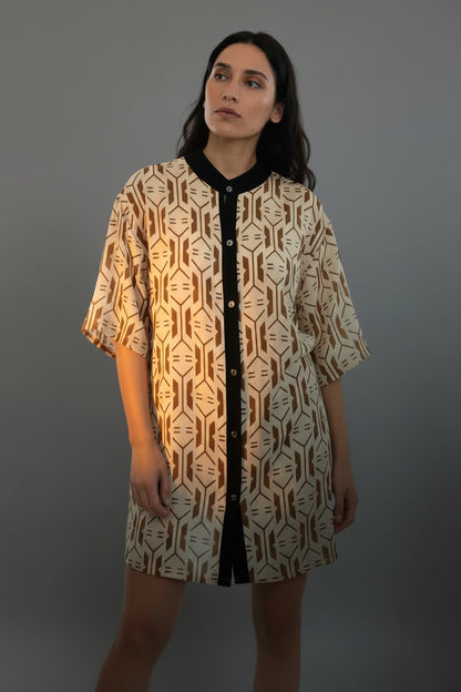 DESERT WO Button Short Sleeve Shirt