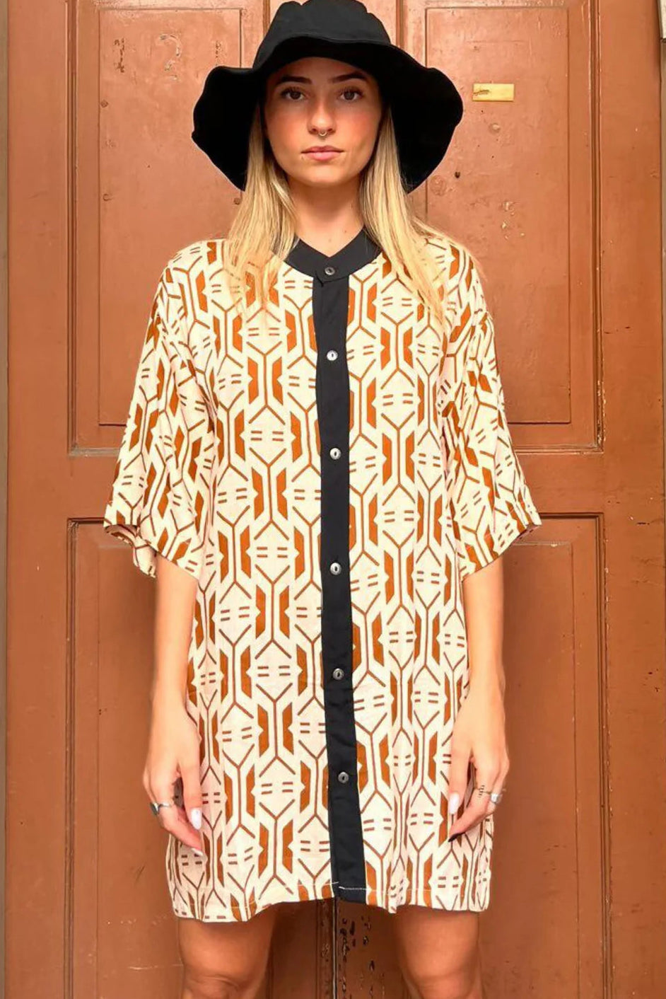 DESERT WO Button Short Sleeve Shirt