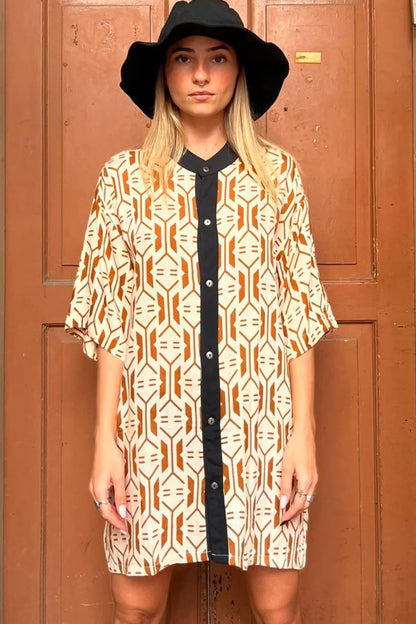 DESERT WO Button Short Sleeve Shirt