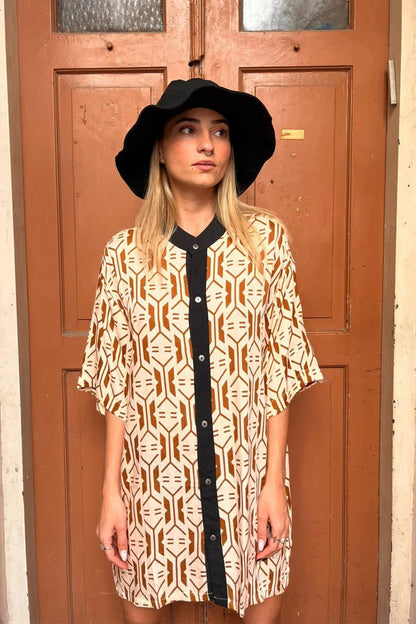 DESERT WO Button Short Sleeve Shirt