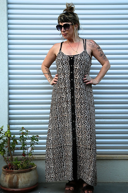 NIKA Maxi Dress In Leopard Print