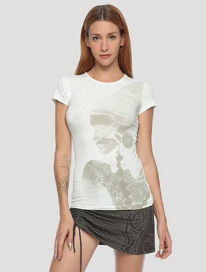 VOODOO Braided Top In Off-White