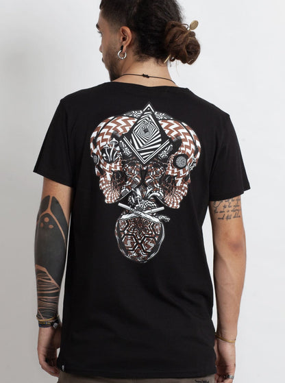 VIBE LAB  T-Shirt In Black