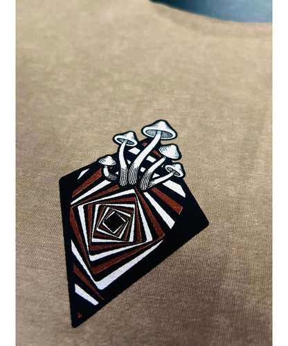 VIBE LAB  T-Shirt In Wash Stone