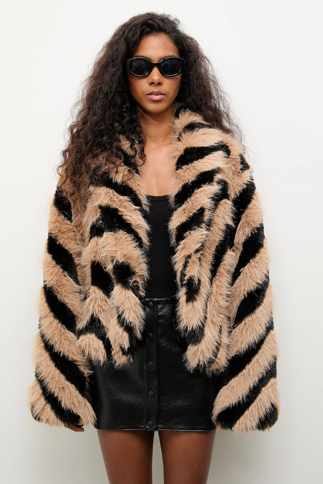 FEATHER TOUCH Faux Down Jacket