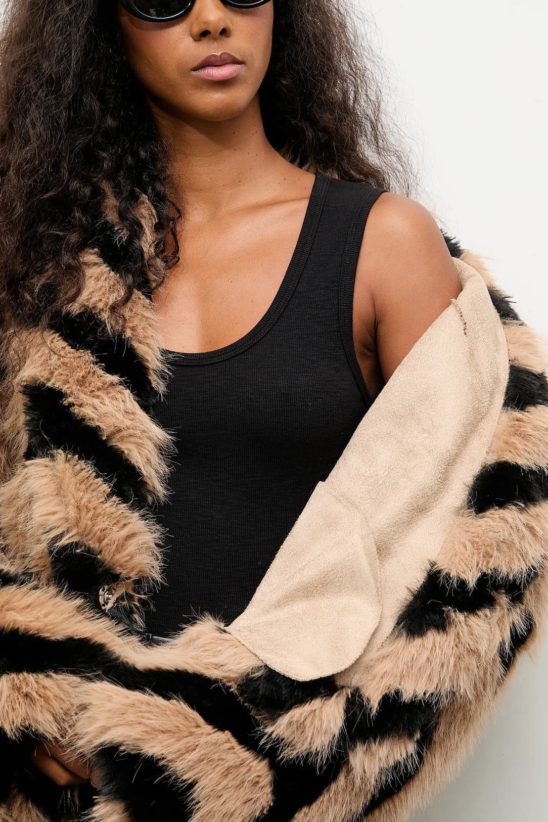 FEATHER TOUCH Faux Down Jacket