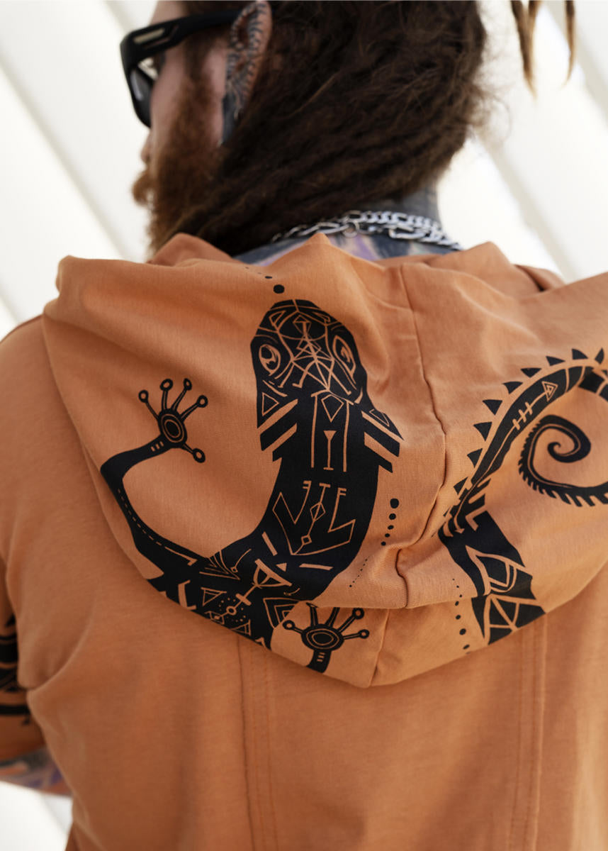 ZIKIT Hooded T-Shirt In Hamra