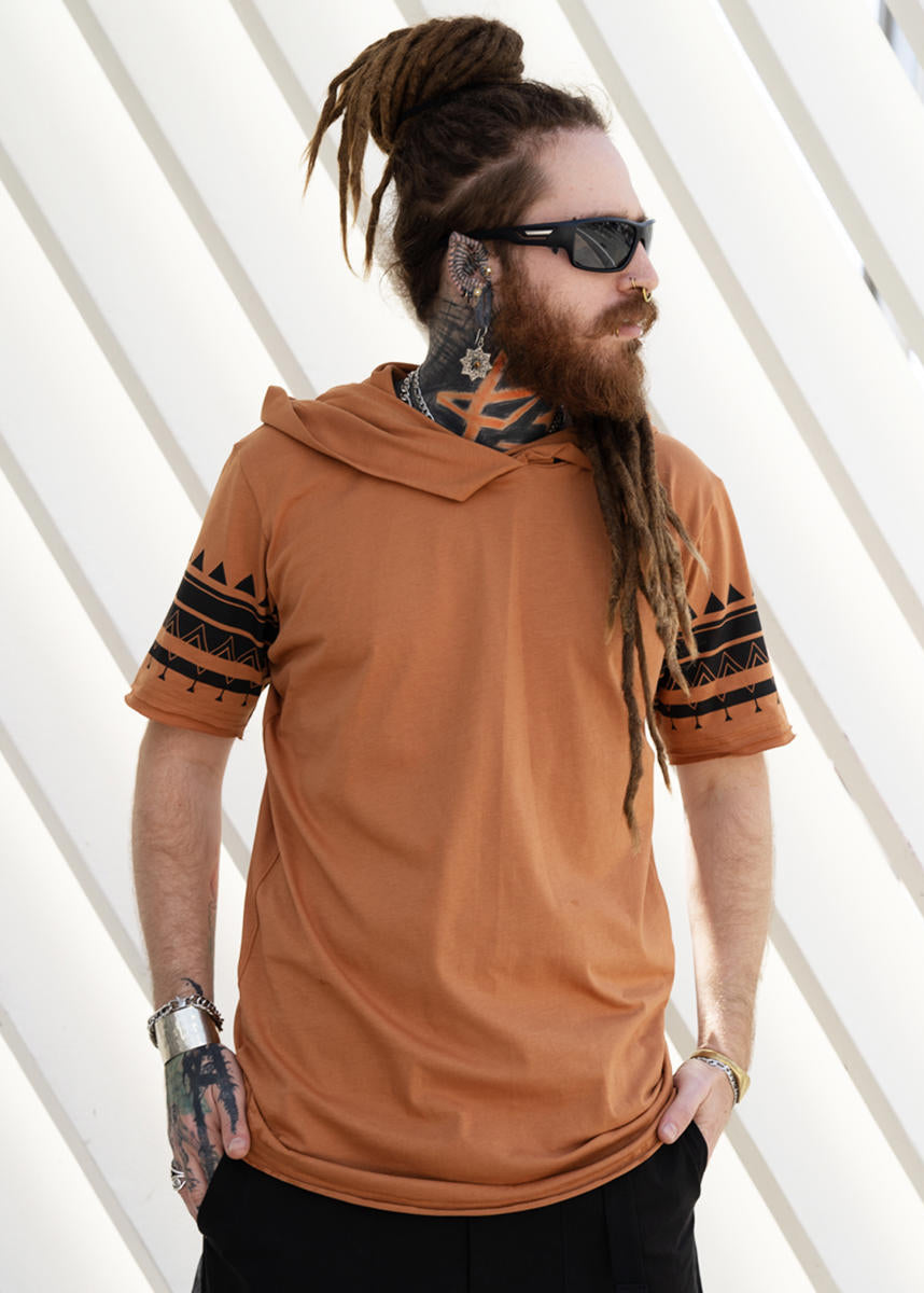 ZIKIT Hooded T-Shirt In Hamra