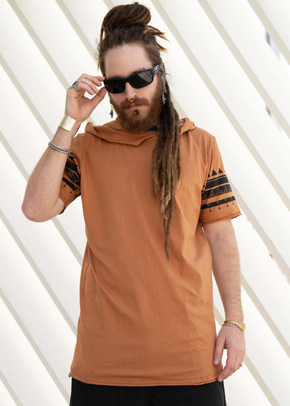 ZIKIT Hooded T-Shirt In Hamra