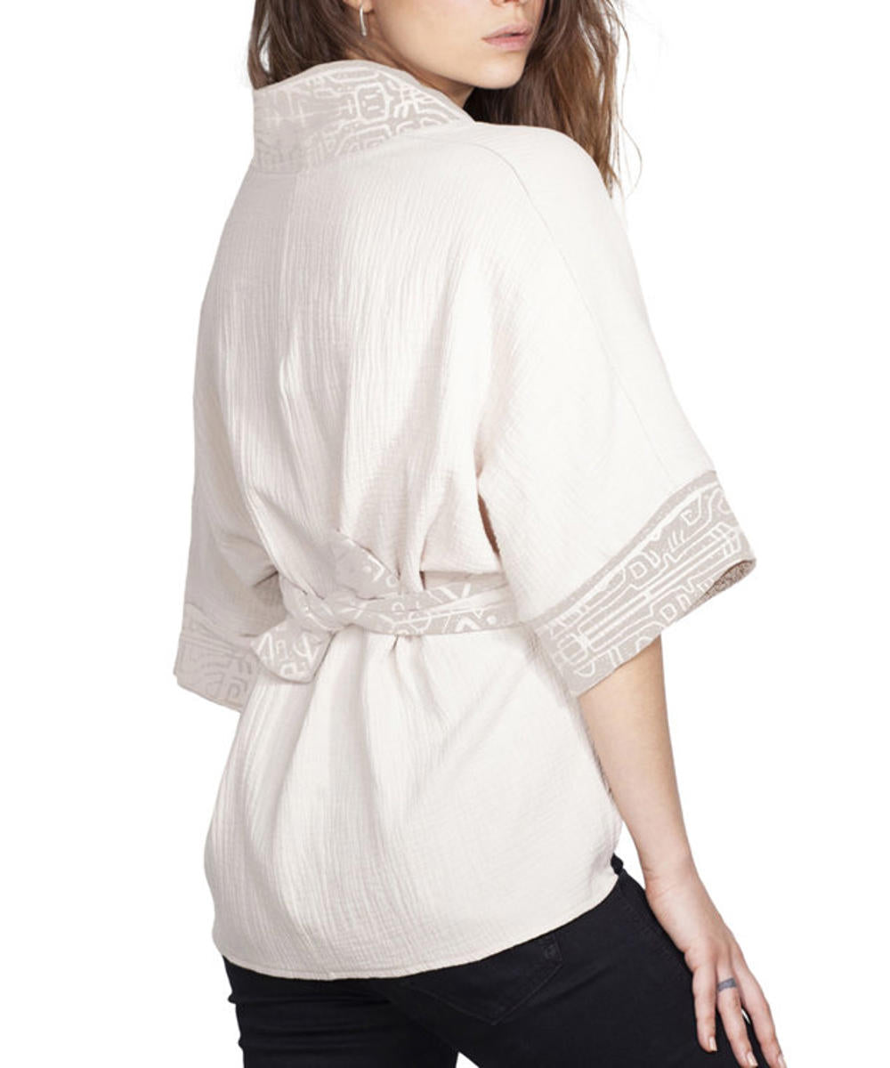 ZORI Short Kimono In Shell