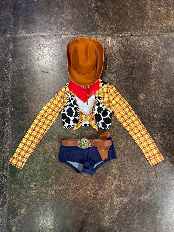 PLAY DUST COWGIRL RODEO SET