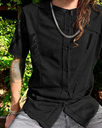 UNEVEN T-Shirt In Black