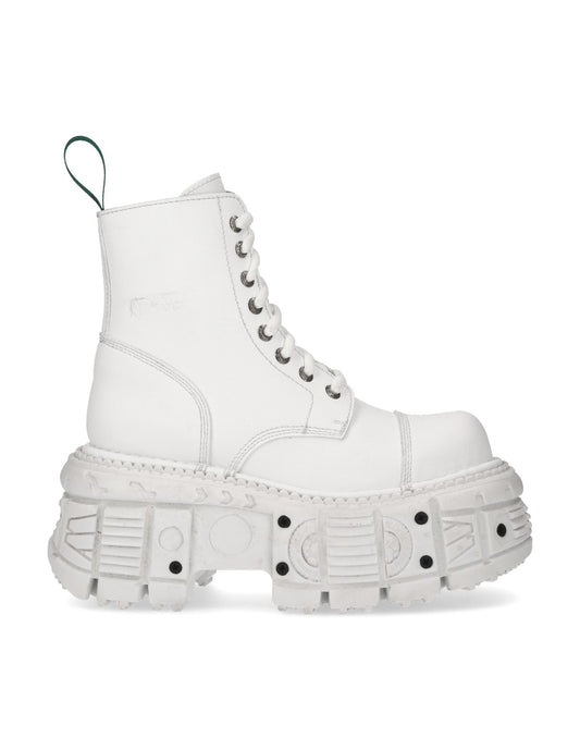 METALLIC COLLECTION BOOTS - WHITE
