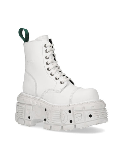 METALLIC COLLECTION BOOTS - WHITE