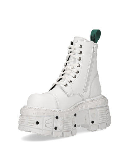 METALLIC COLLECTION BOOTS - WHITE