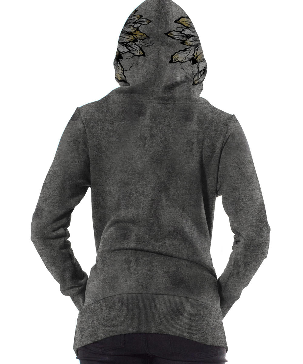 BANSHEE WOMAN Hood In Wash Grey