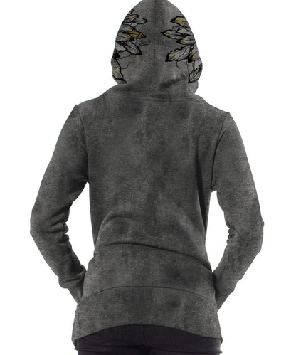 BANSHEE WOMAN Hood In Wash Grey