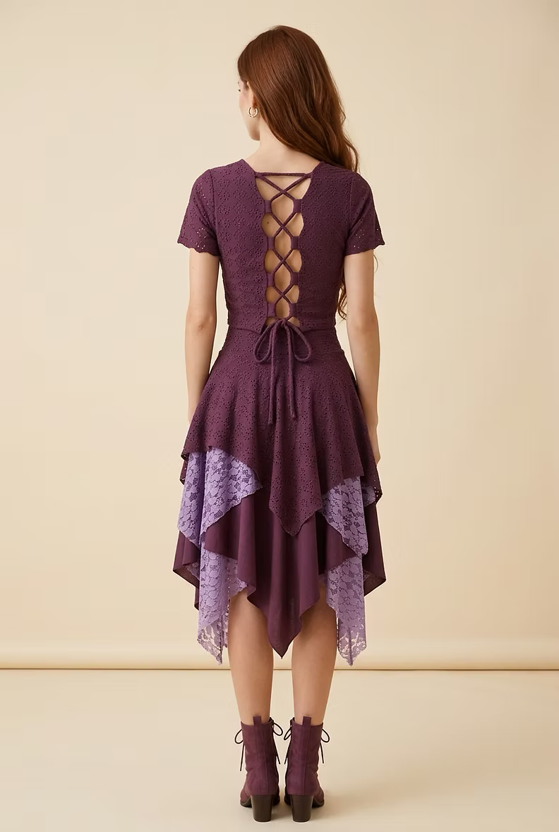 MYSTIC FLAME Top – Purple