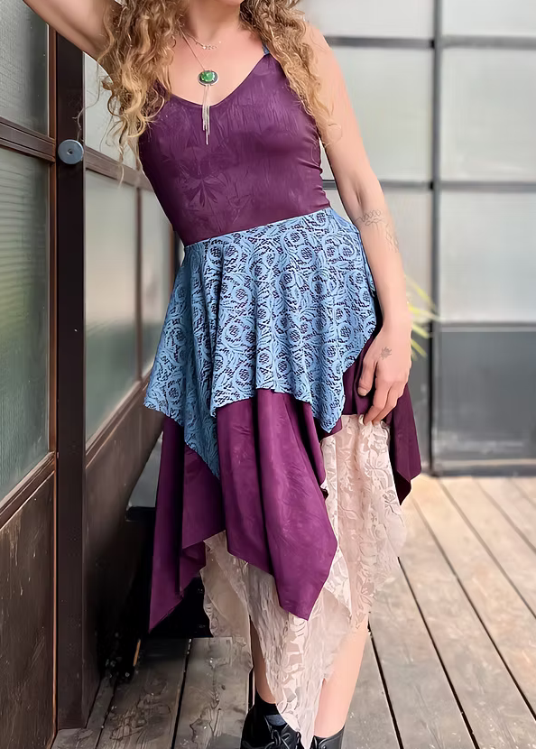 RAINBOW Dress – Deep Purple Magic