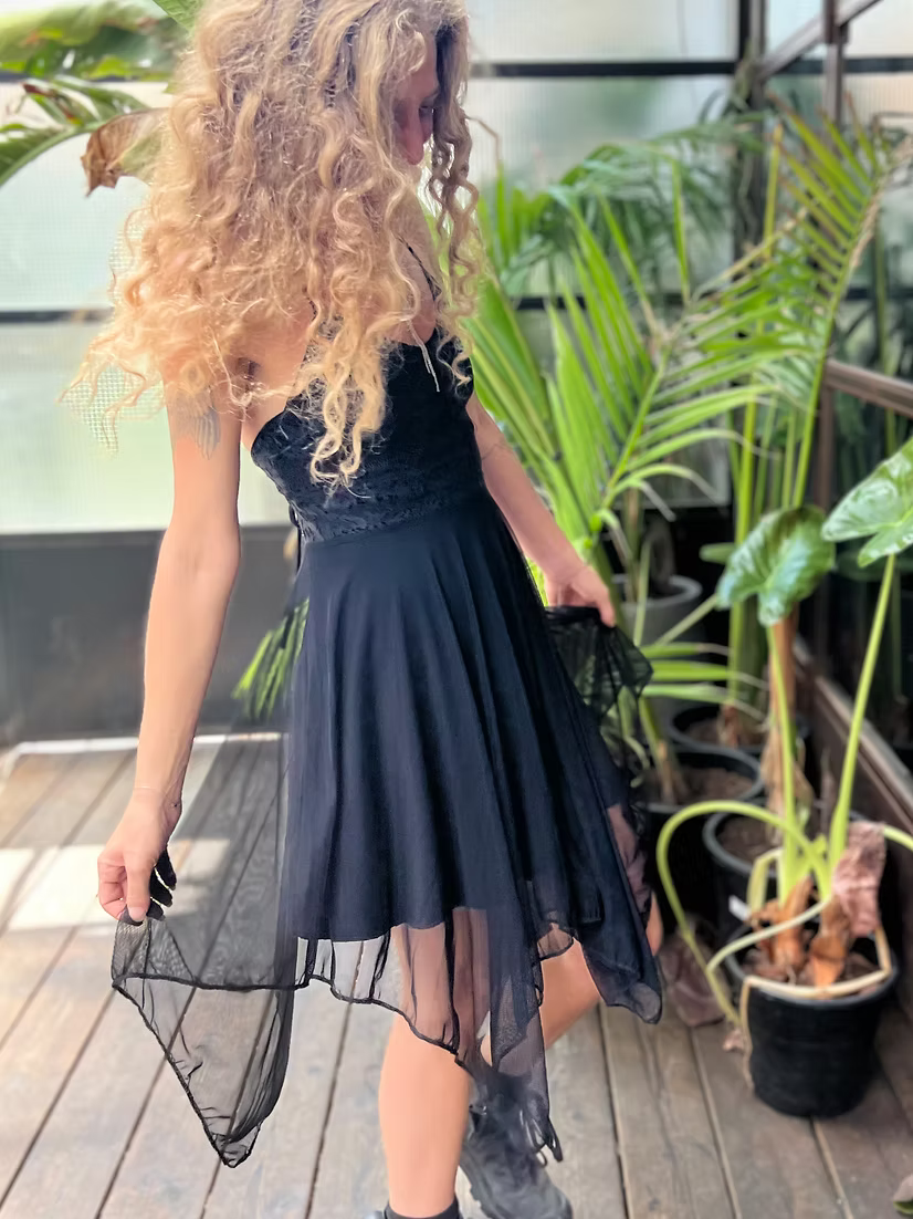 FAIRY Lace & Chiffon Dress