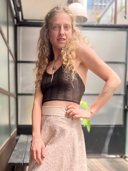 FAIRY Reversible Top – Lace Brown