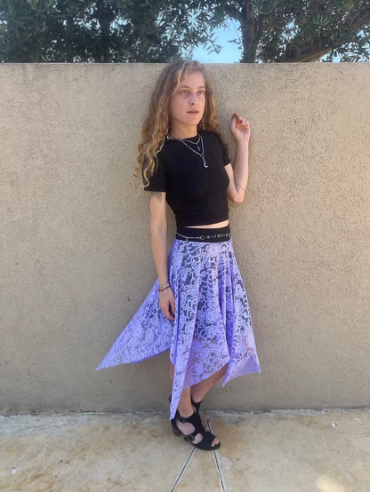 Whisper Lace Top – Tribal Black