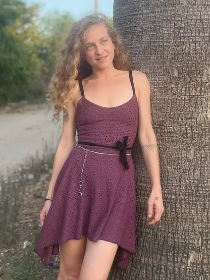 MAGIC Purple-Pink Lace Dress